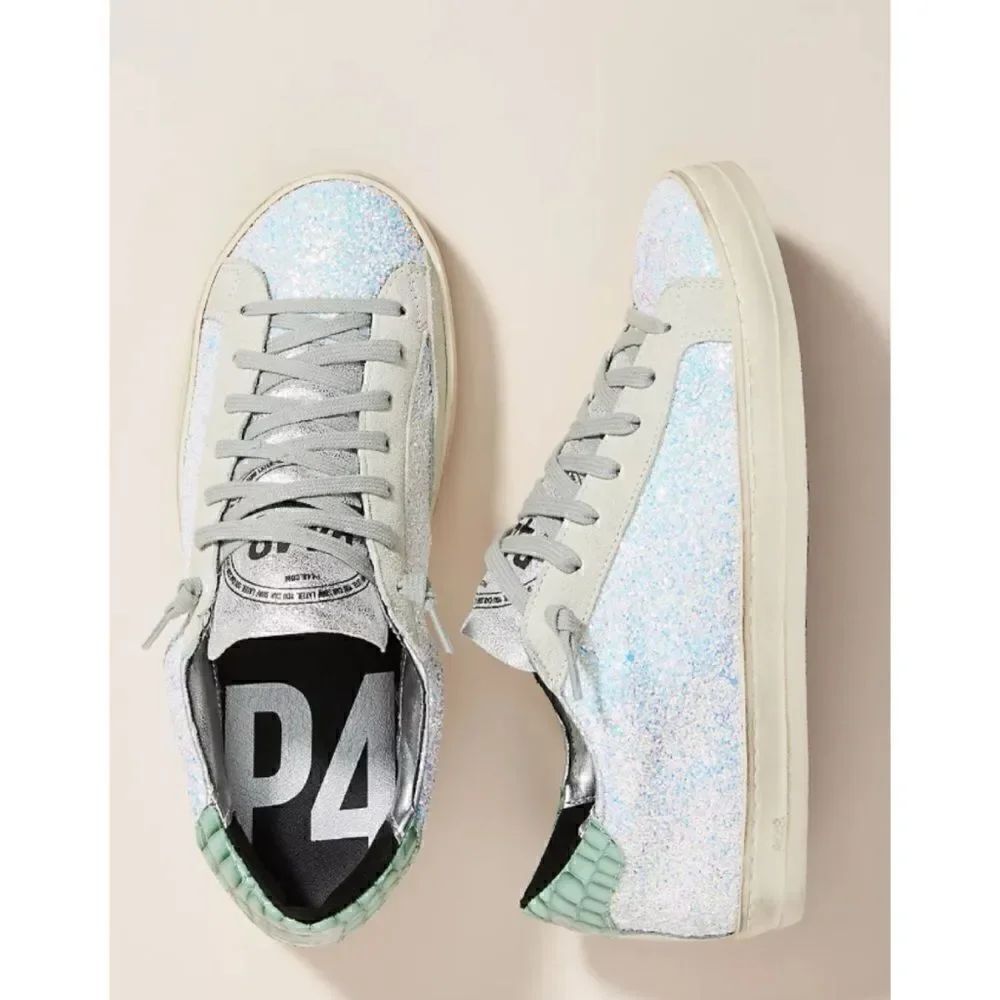 P448 Glitter Blue Low-Top
Sneakers Size 38 / excellent